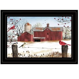 "Winter Days" by Billy Jacobs, Ready to Hang Framed Print, Black Frame